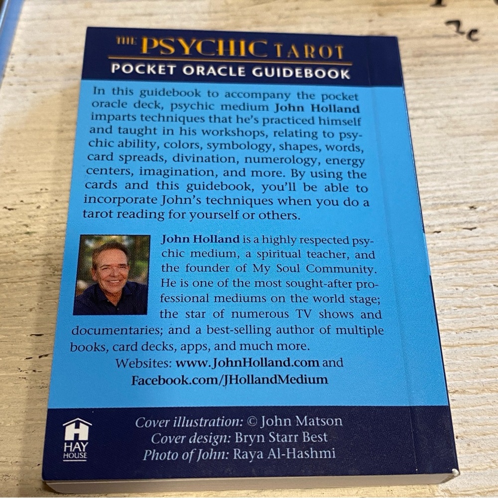 ORACLE - Psychic Tarot POCKET MINI SIZE 65-Card Deck by John Holland Guidebook - Picture 6 of 12